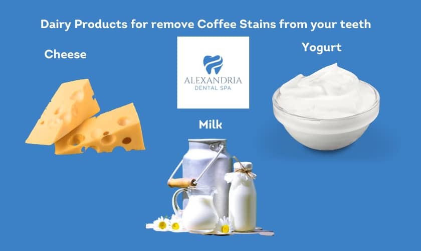 Dairy Products Remove Coffee Stains From Your Teeth
